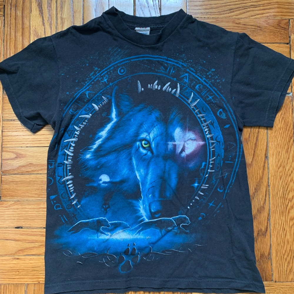 Vintage Wolf T Shirt